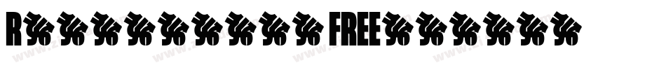 Rawrilting FREE字体转换